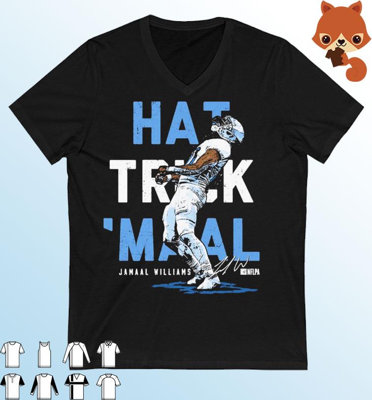 Jamaal Williams Detroit Lions Flex Celly Hat Trick Maal Signature Shirt