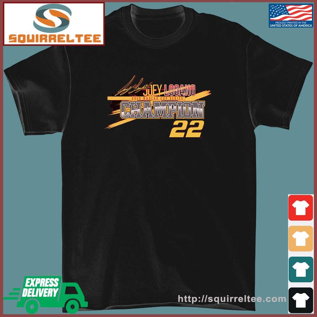 Joey Logano Champion NASCAR Cup Series Signature Shirt