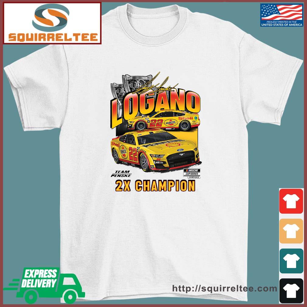 Joey Logano NASCAR Cup Series 2X Champion Team Penske Signature Shirt