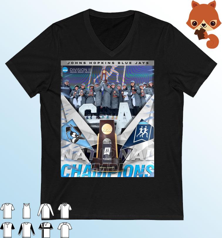 Johns Hopkins Blue Jays 2022 NCAA Division III Women's Cross Country National Champions Shirt