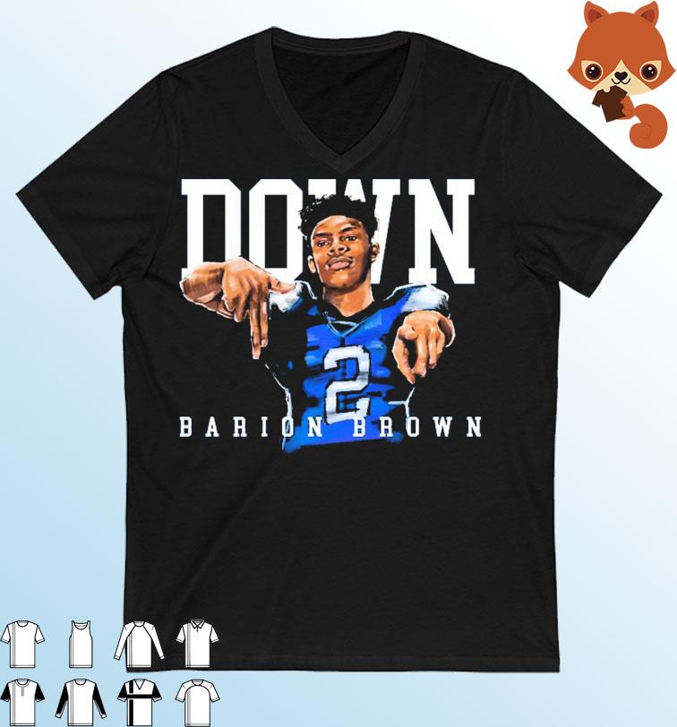 KY Barion Brown L’s Down Shirt