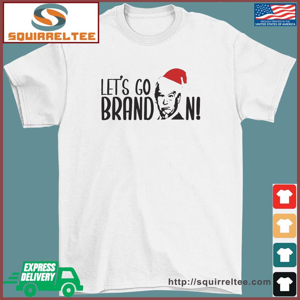 Let's Go Brandon Santa Hat Joe Biden Christmas shirt