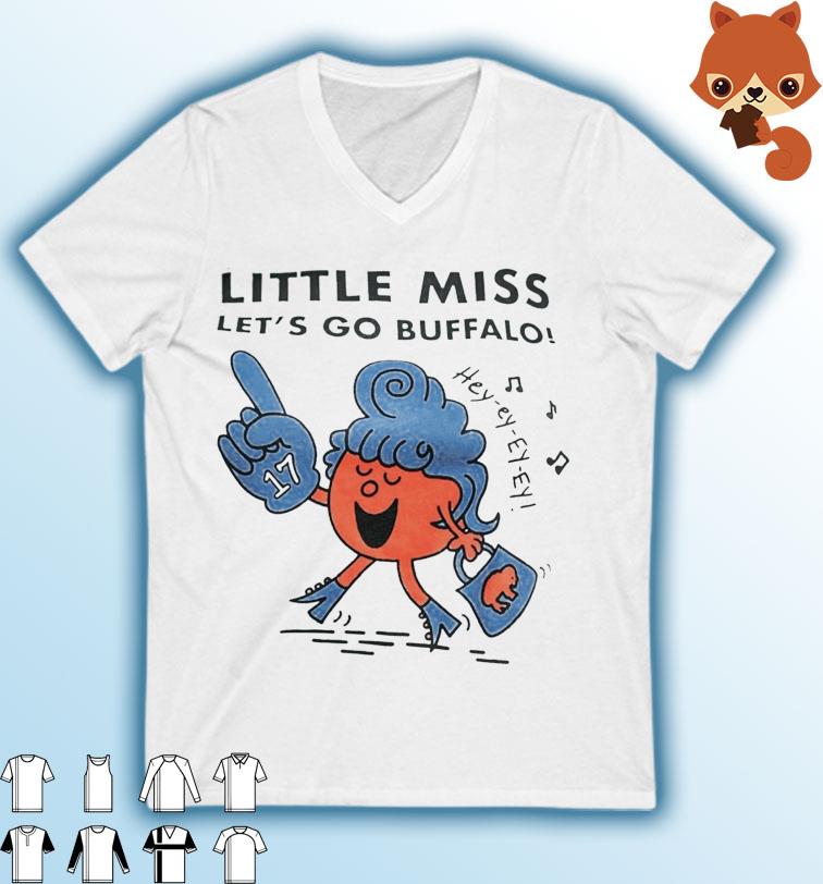 Little Miss Let’s Go Buffalo Football Shirt