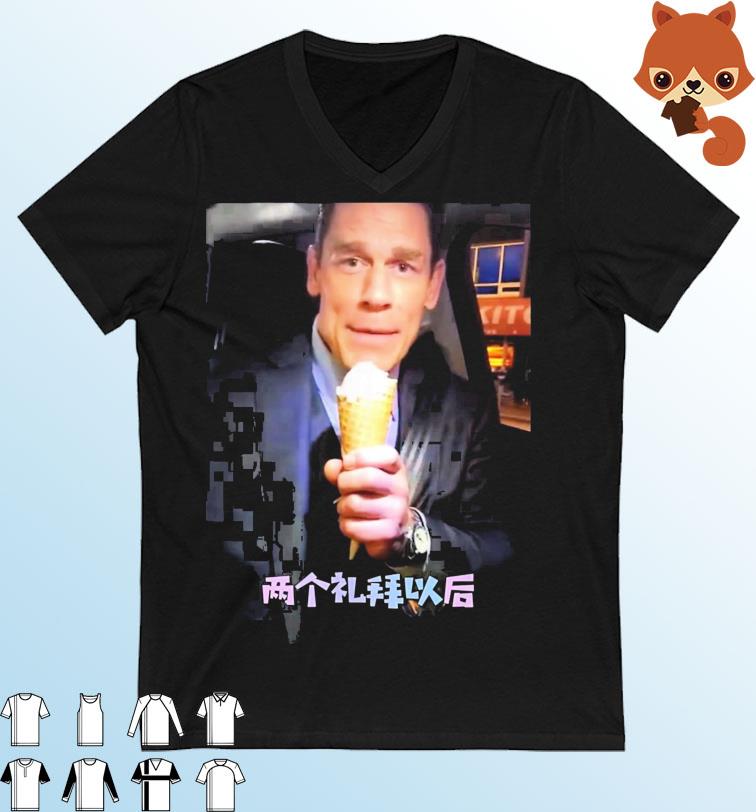 Meme Bing Shi Ling Bing Chilling John Xina Ice Cream Chinese T-Shirt