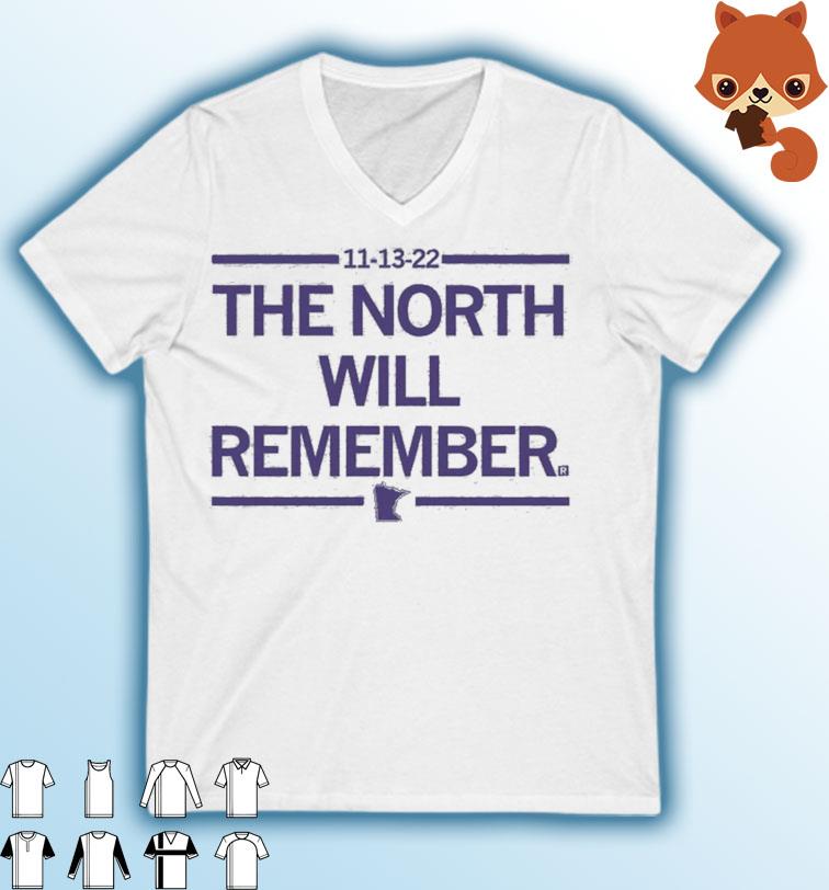 Minnesota The North Will Remember 11-13-22 Shirt