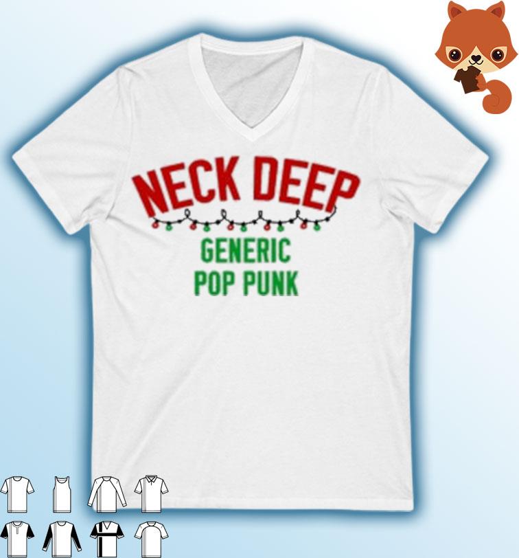 Neck Deep Merch Generic Pop Punk Christmas Shirt