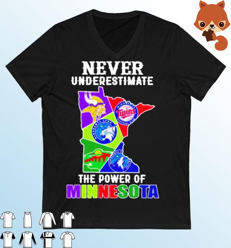 Never Underestimate The Power Of Minnesota State Sports Teams Shirt