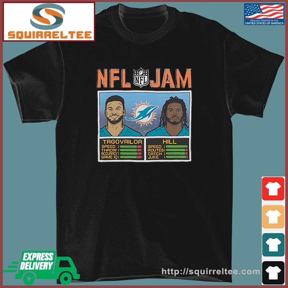 NFL Jam Miami Dolphins Tua Tagovailoa And Tyreek Hill shirt