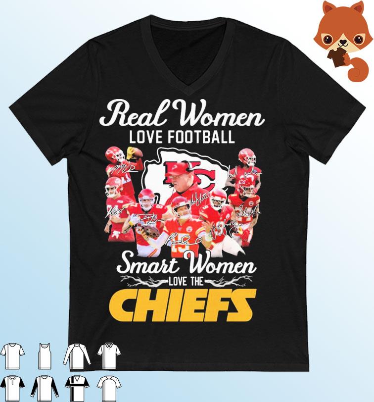 Nfl Real Women Love Football Smart Women Love The Chiefs 2022 Signatures Shirt