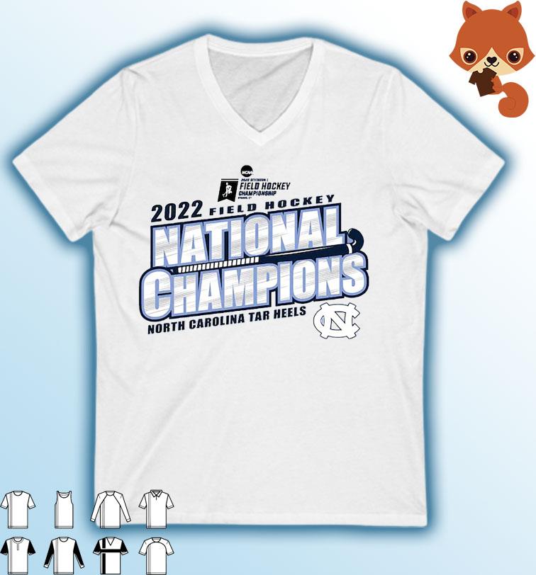 North Carolina Tar Heels 2022 NCAA Field Hockey National Champions T-Shirt