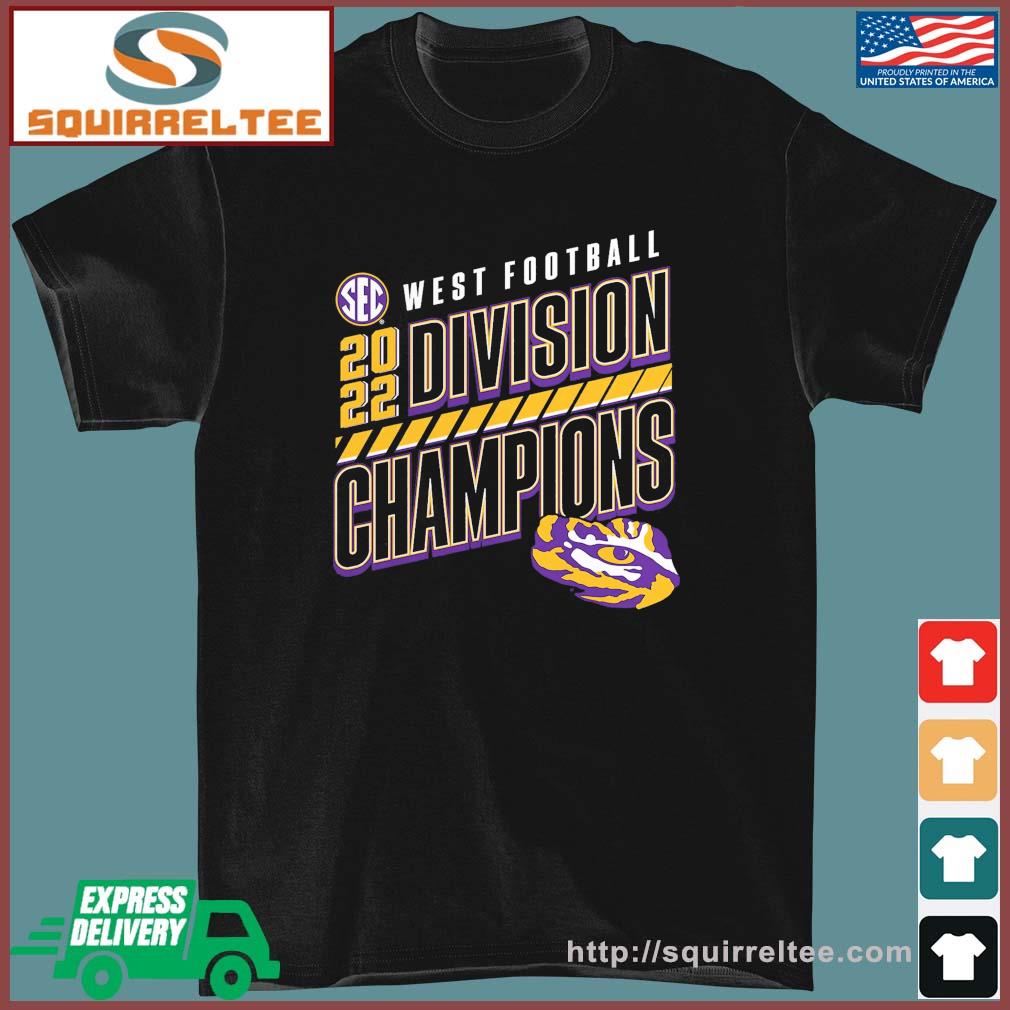 Official LSU Tigers SEC West Football 2022 Division Champions Shirt