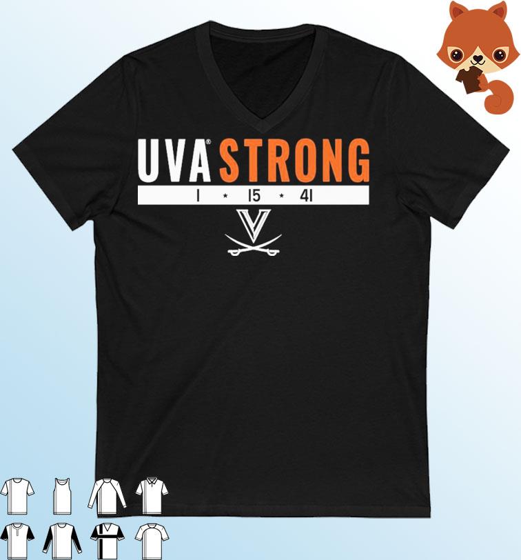 Official Uva Strong 1 15 41 Shirt
