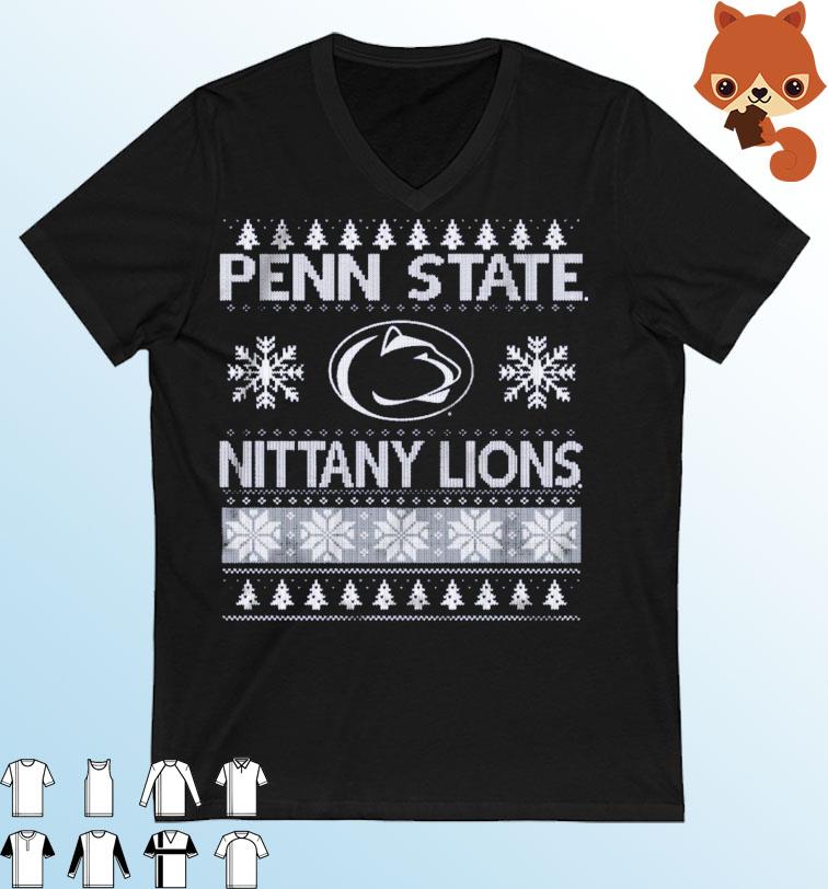 Penn State Nittany Lions Holiday Christmas Ugly Shirt