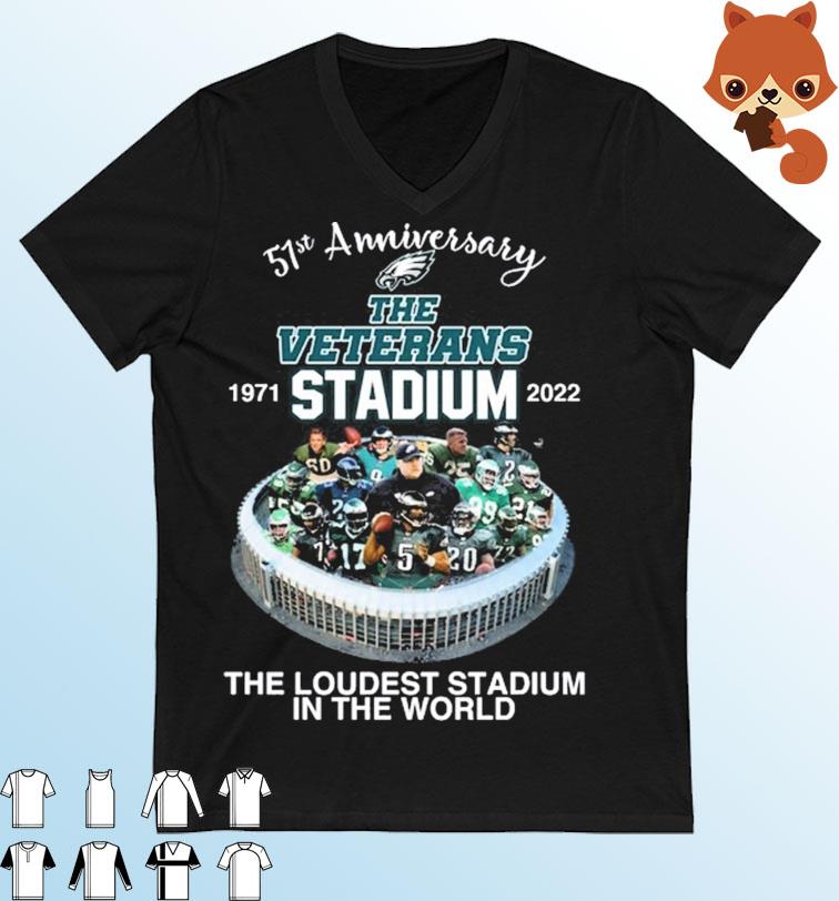 Philadelphia Eagles 51st Anniversary The Veterans Stadium 1971-2022 Shirt
