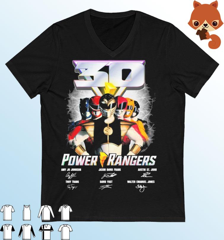 Power Rangers Season 30 Signatures Shirt