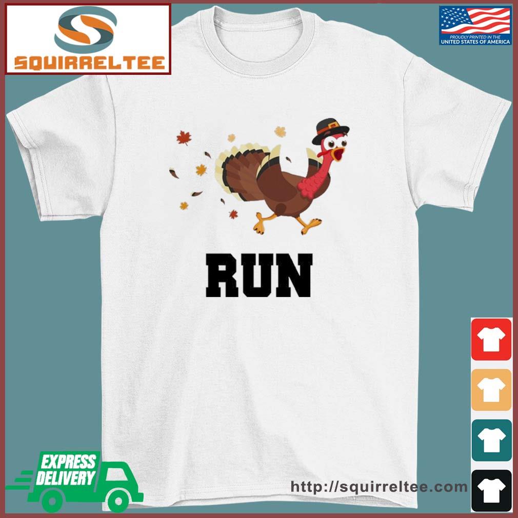 Run Turkey Funny Thanksgiving T-Shirt