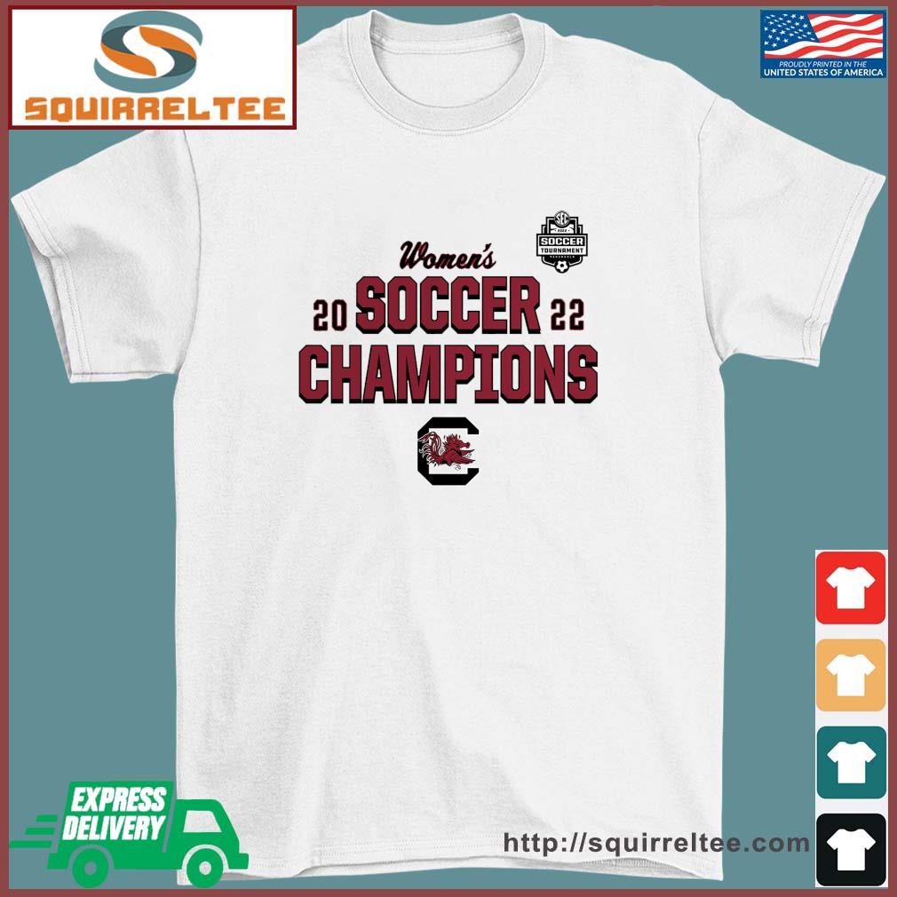 South Carolina Gamecocks 2022 SEC Women's Soccer Conference Tournament Champions T-Shirt