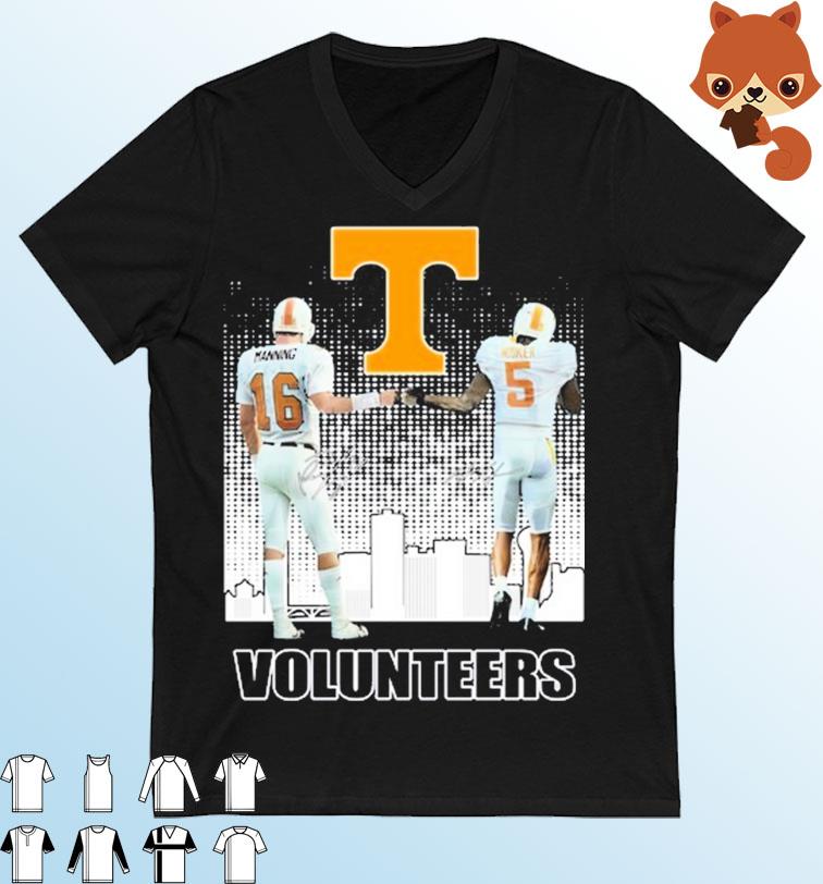 The Volunteers Vols Peyton Manning And Hendon Hookers Shirt
