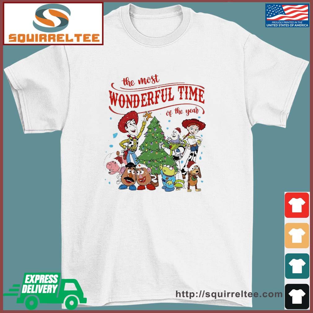 Toy Story Disney It's Most Wonderful Time Of The Year Christmas Shirt