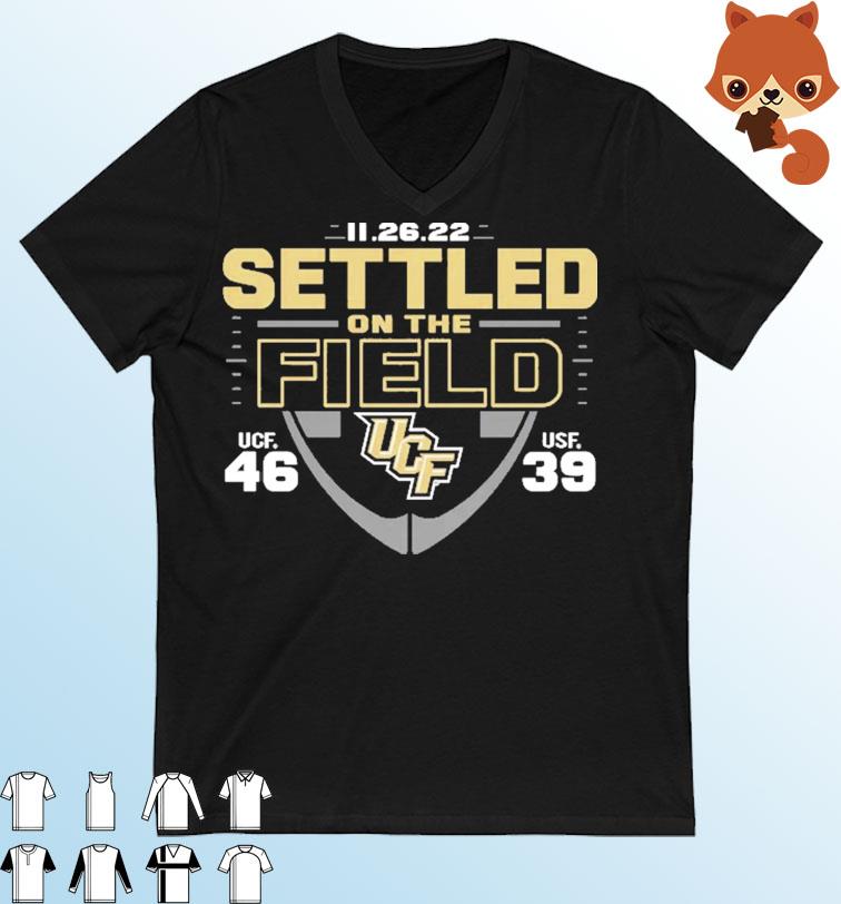 UCF Knights 2022 War on I-4 Settled On The Field 46-39 Shirt