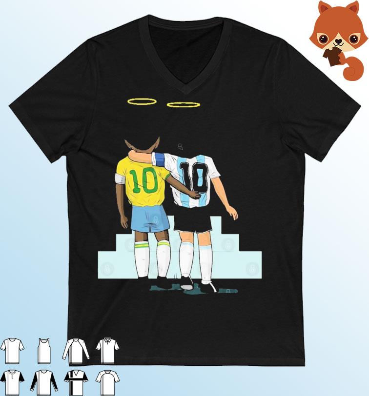 10 forever Rip Pele and Maradona Shirt