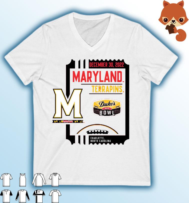 2022 Duke's Mayo Bowl Maryland Football Shirt