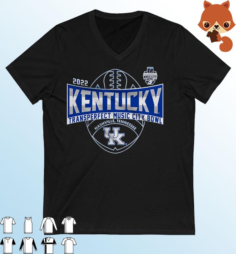 2022 Kentucky Football TransPerfect Music City Bowl T-Shirt
