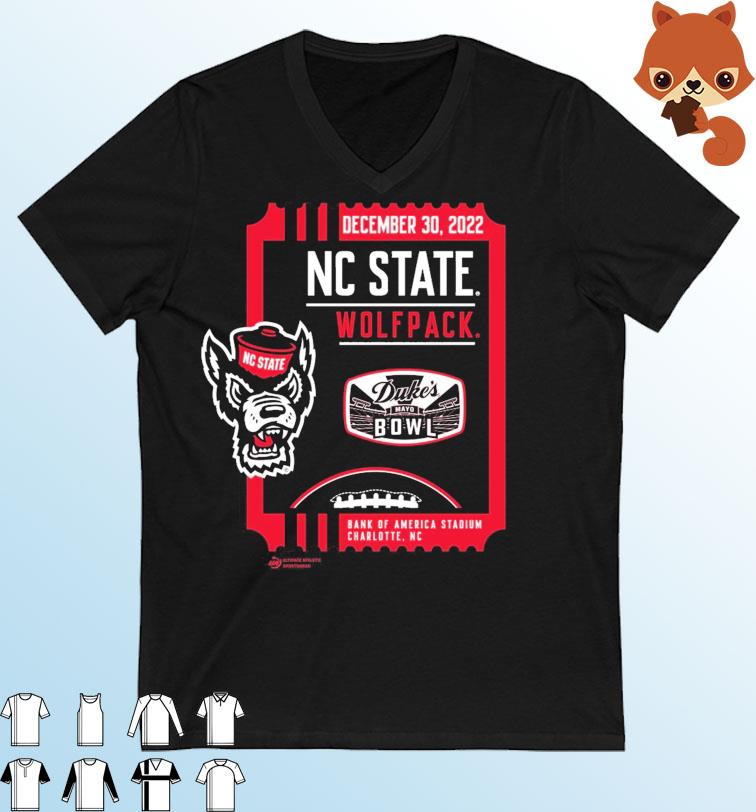 2022 Nc State Wolfpack Duke's Mayo Bowl T-Shirt