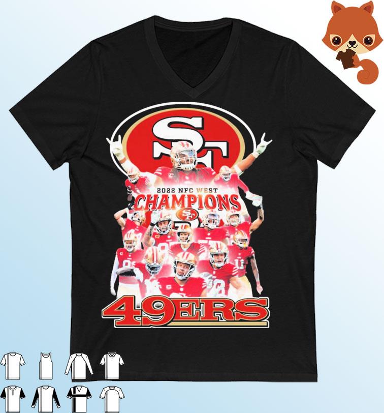 2022 NFC West Champions San Francisco 49ers Team Shirt