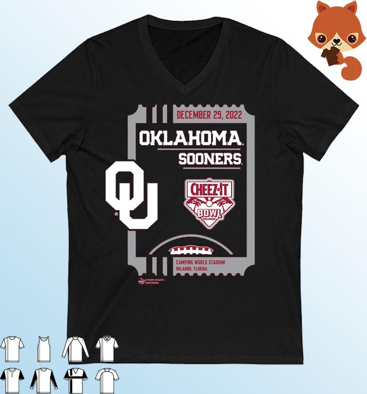 2022 Oklahoma Sooners Cheez-It Bow T-Shirt
