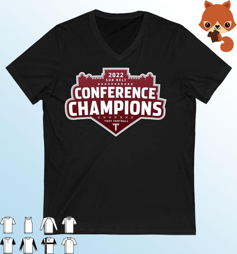 2022 Sun Belt Conference Champions Troy Football Shirt
