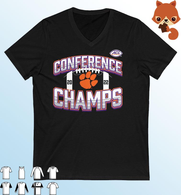 ACC Football Clemson Tigers 2022 Conference Champions Shirt