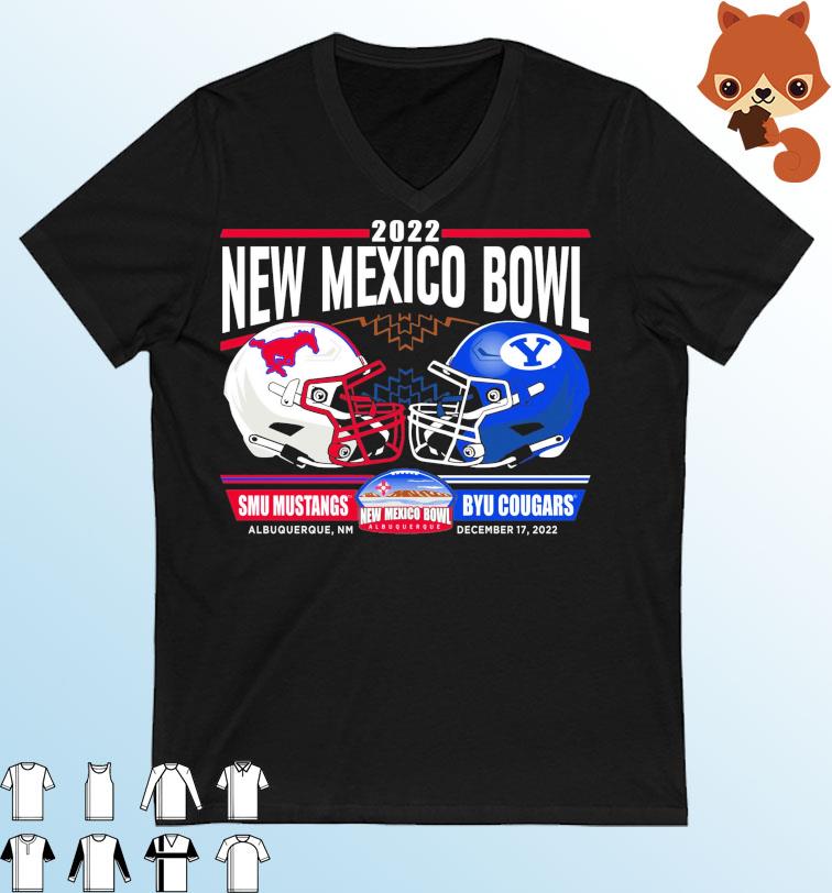 BYU Cougars vs SMU Mustangs 2022 New Mexico Bowl Albuquerque Roue Matchup Shirt