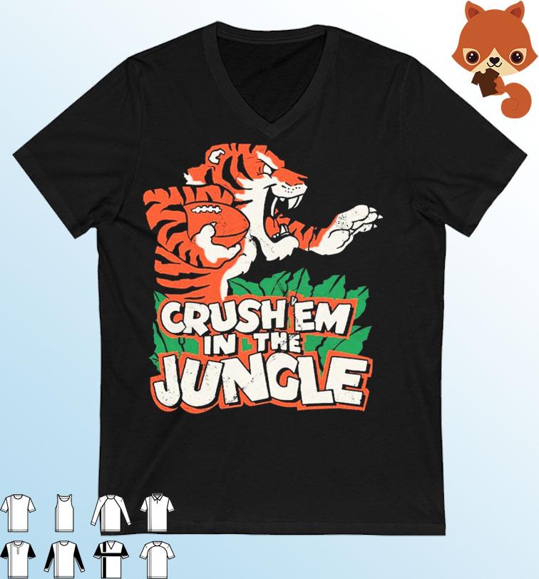 Cincinnati Bengals Crush 'em In The Jungle Shirt