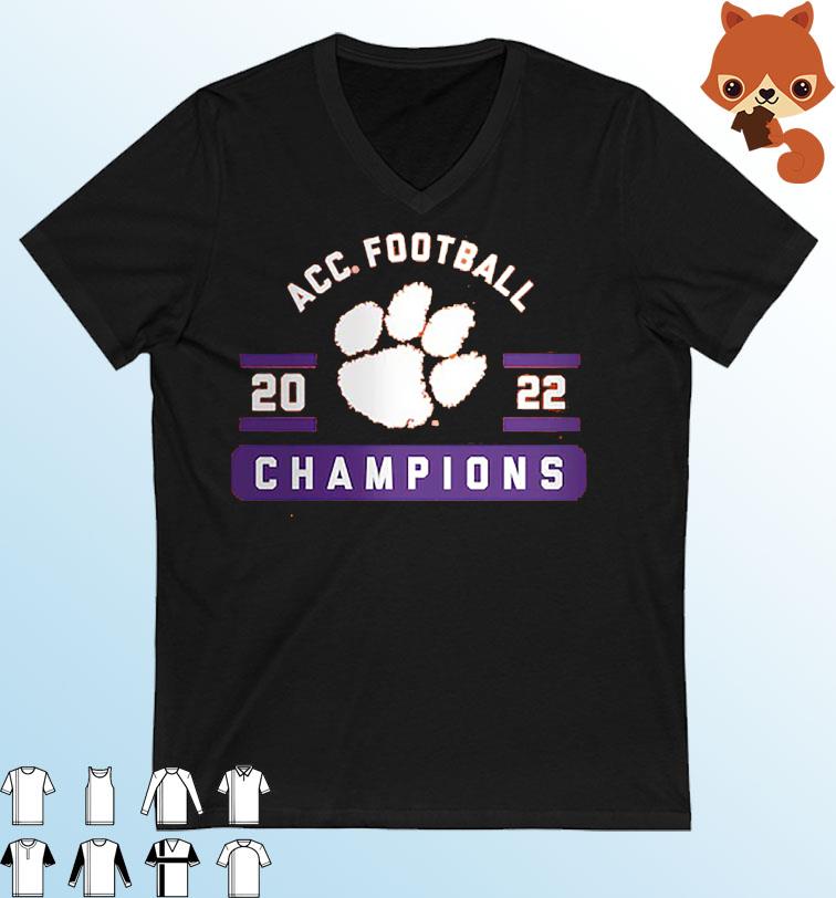 Clemson Tigers 2022 ACC Football Conference Champions Shirt