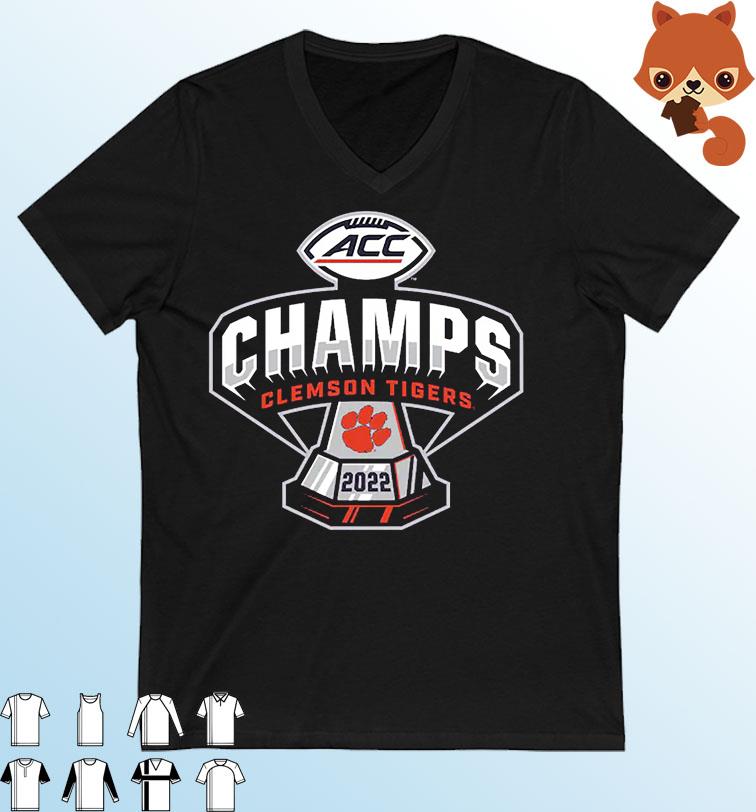Clemson Tigers 2022 ACC Football Conference Champions T-Shirt