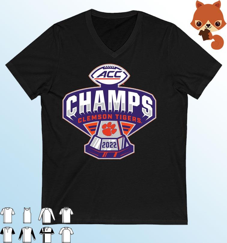 Clemson Tigers 2022 Atlantic Coast Conference Champions Locker Room T-Shirt