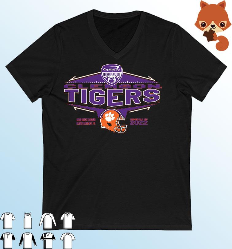 Clemson Tigers 2022 Capital One Orange Bowl T-Shirt