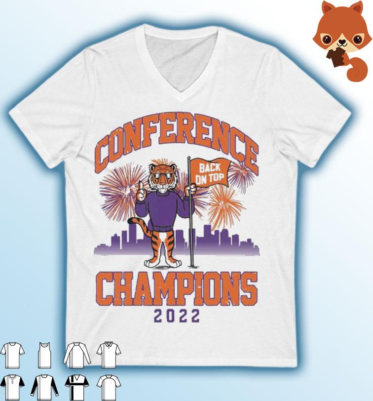 Clemson Tigers Back On Top 2022 Conference Champion Shirt