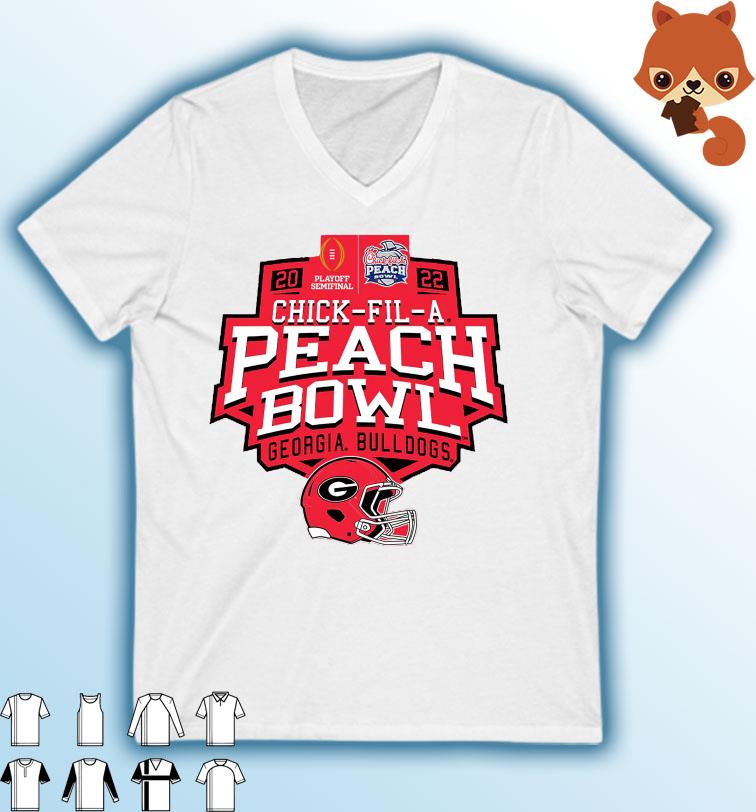 College Football Playoff Semifinals Chick-fil-A Peach Bowl 2022 Georgia Bulldogs Shirt