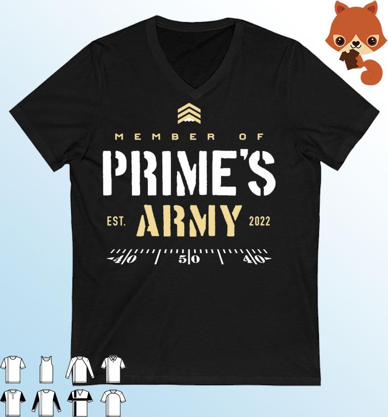 Colorado Buffaloes Member Of Prime's Army Shirt