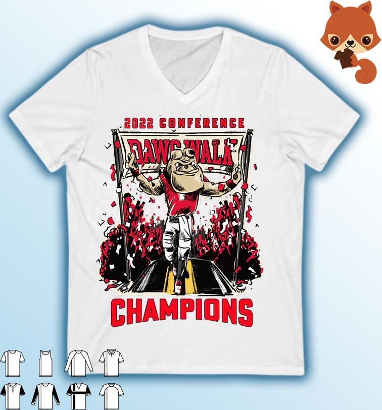 Dawg Walk Georgia Bulldogs 2022 SEC Champions Shirt