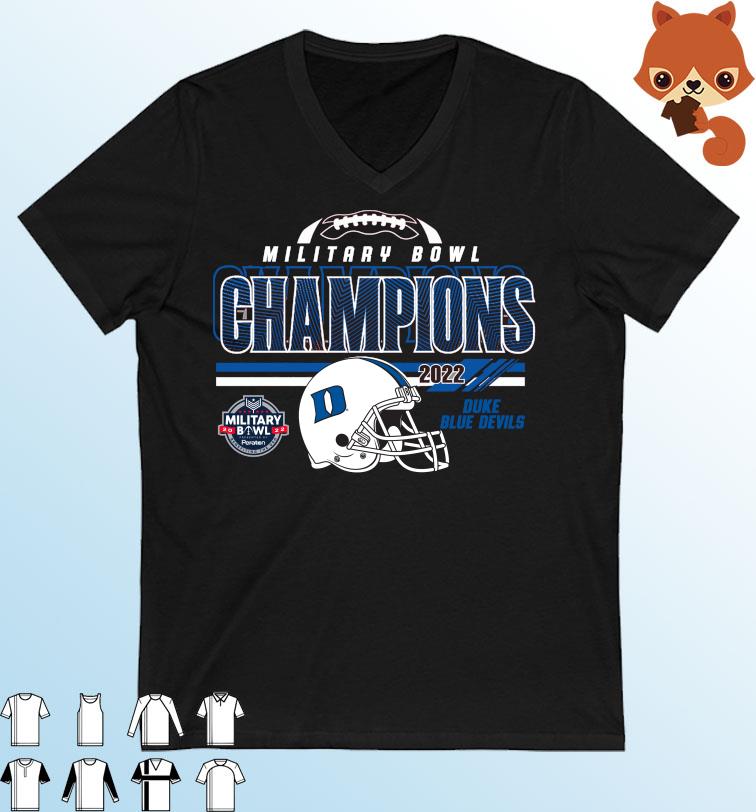 Duke Blue Devils 2022 Military Bowl Champions Shirt