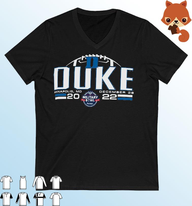 Duke Blue Devils Finals 2022 Military Bowl shirt