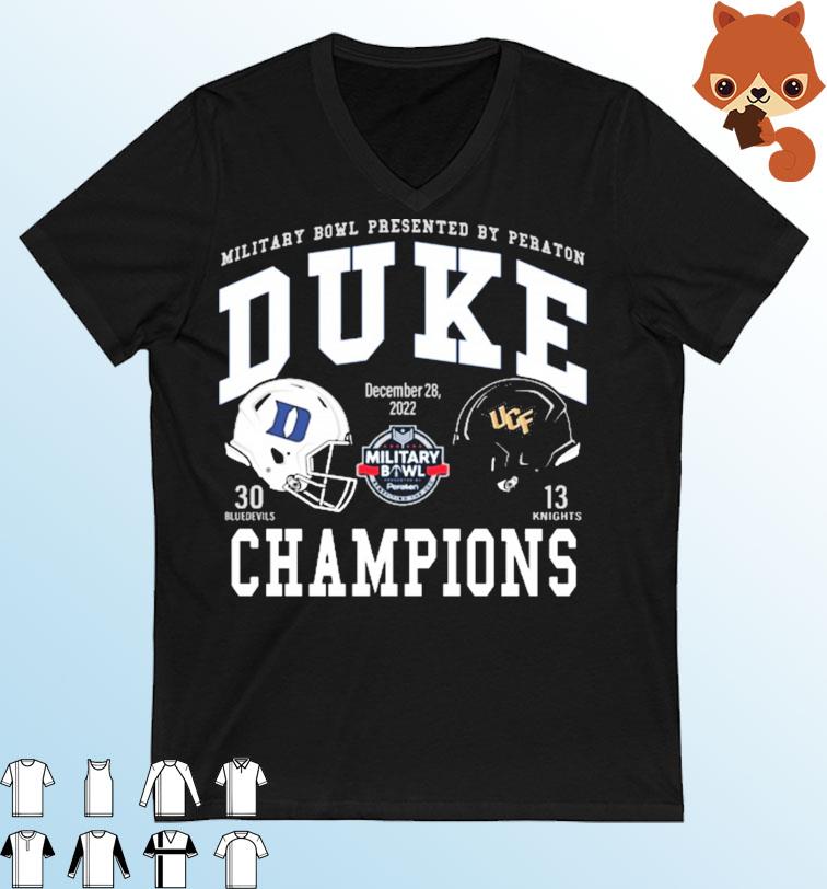 Duke Blue Devils Military Bowl 2022 Champions Shirt