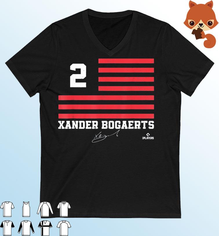 Flag Stripes Xan Diego – Xander Bogaerts Boston shirt
