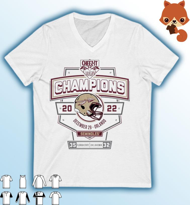 Florida State Seminoles 2022 Cheez-It Bowl Champions shirt
