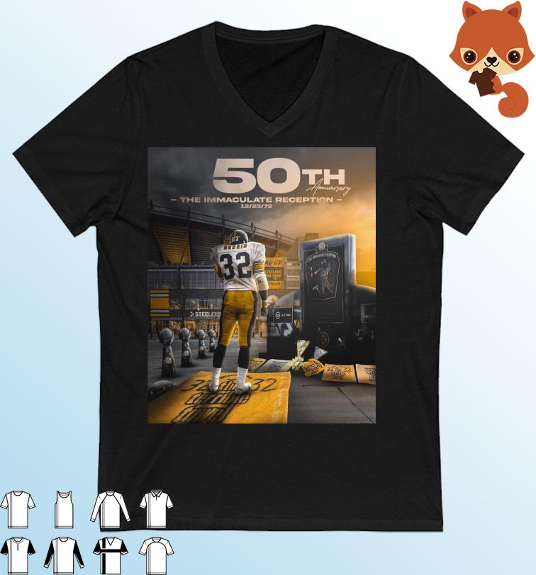 Franco Harris 50th Annual The Immaculate Reception December 23, 1972 Shirt