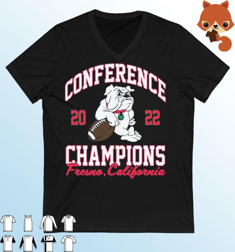Fresno State Bulldogs 2022 Conference Champions Fresno, California Shirt