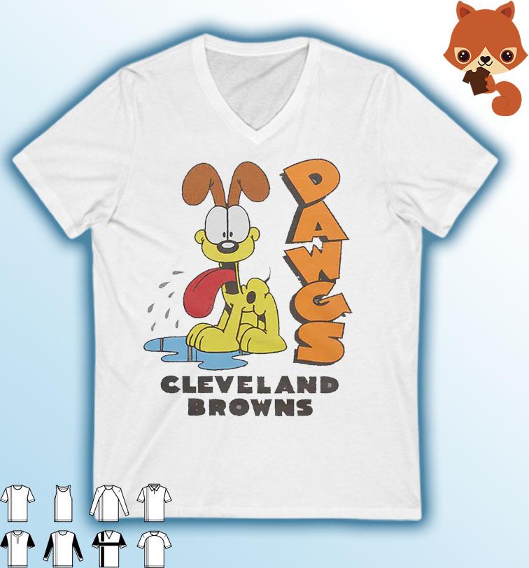 Garfield Odie X Cleveland Browns Shirt